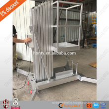 cheap single aluminum mast vertical lift conveyor vertical man lift with CE